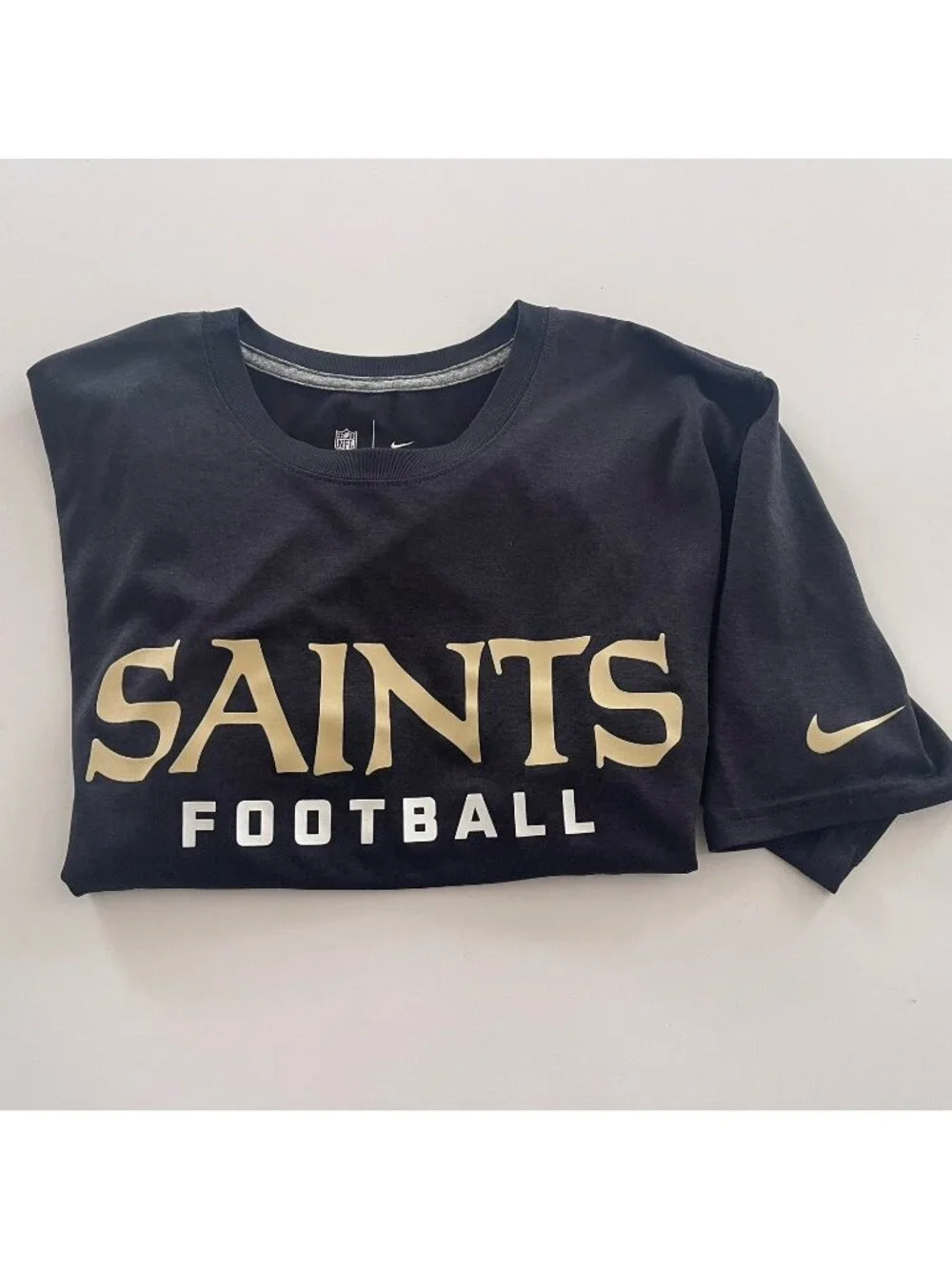 Nike New Orleans Saints Men's XL Dri Fit Onfield Shirt Black